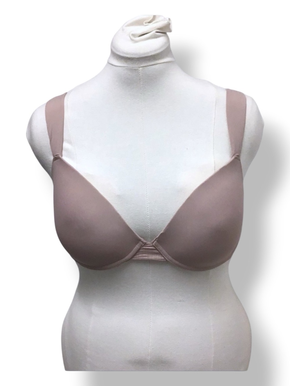 Lucky Brand Women’s Full Figure Comfort Strap Lace Back Bra, Taupe, size 38C